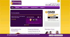 Desktop Screenshot of cirencester-friendly.co.uk